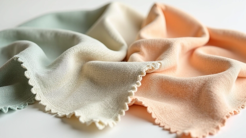 Recycled fabric textiles and upholstery swatches in various colors and textures displayed on neutral background